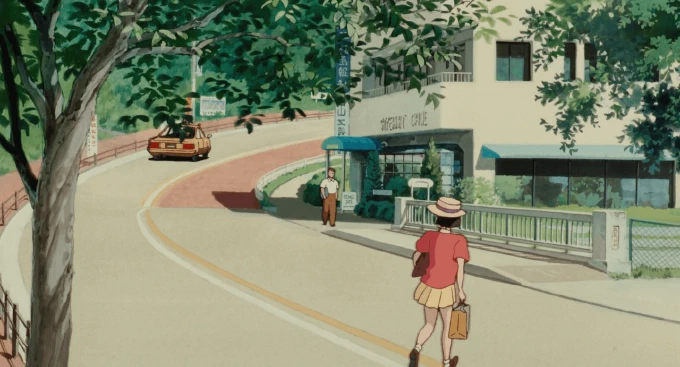 Image of a scene from the film of a street